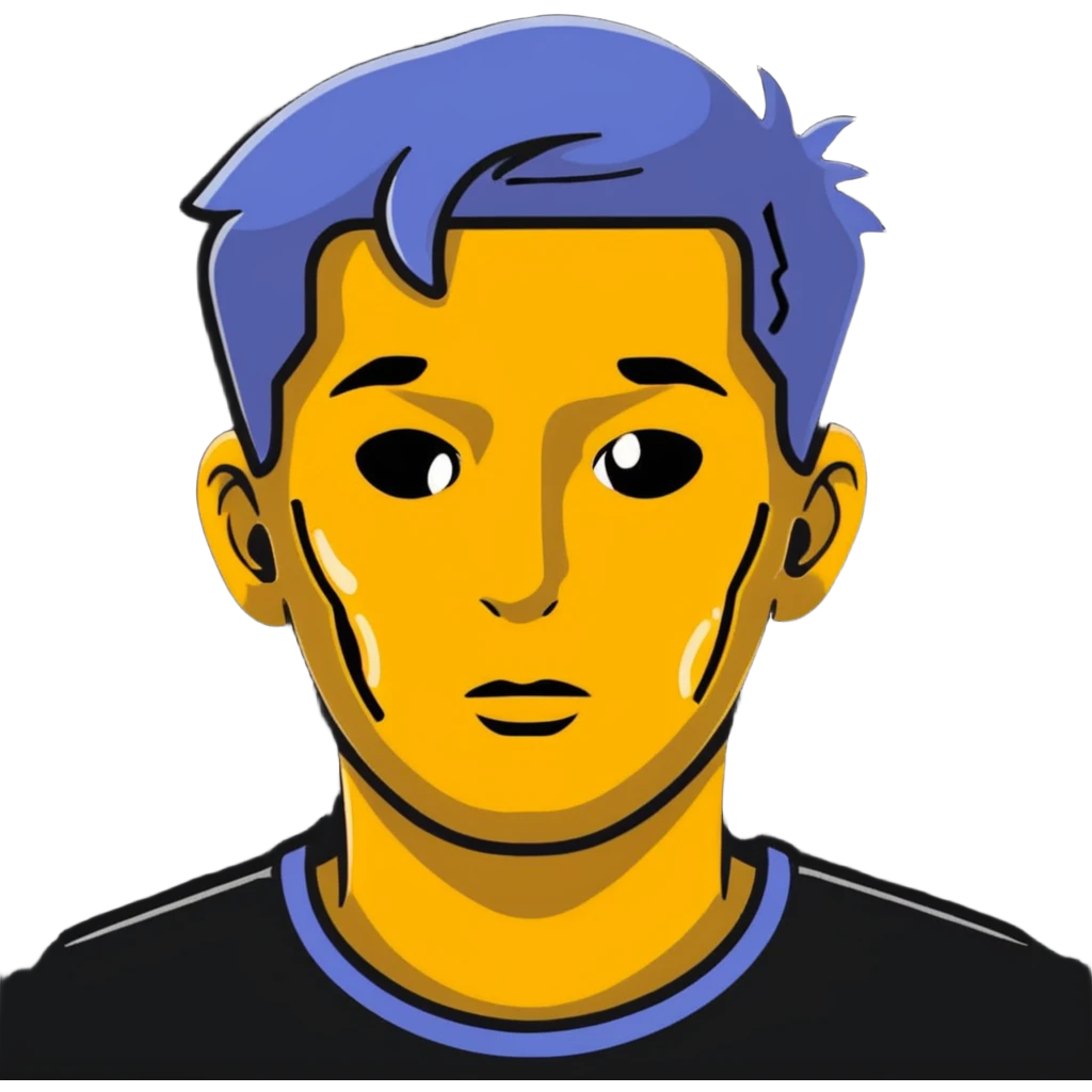 person with grease or oil on face emoji