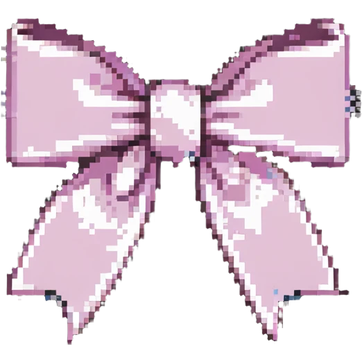 light pink bow emoji