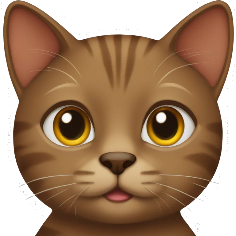 Brown cat emoji