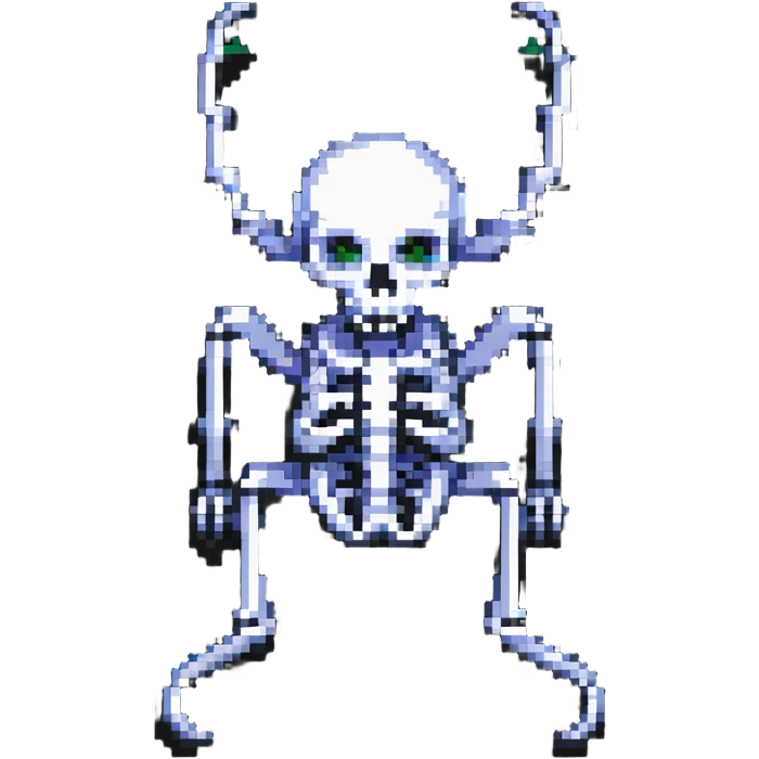 skeleton bug emoji