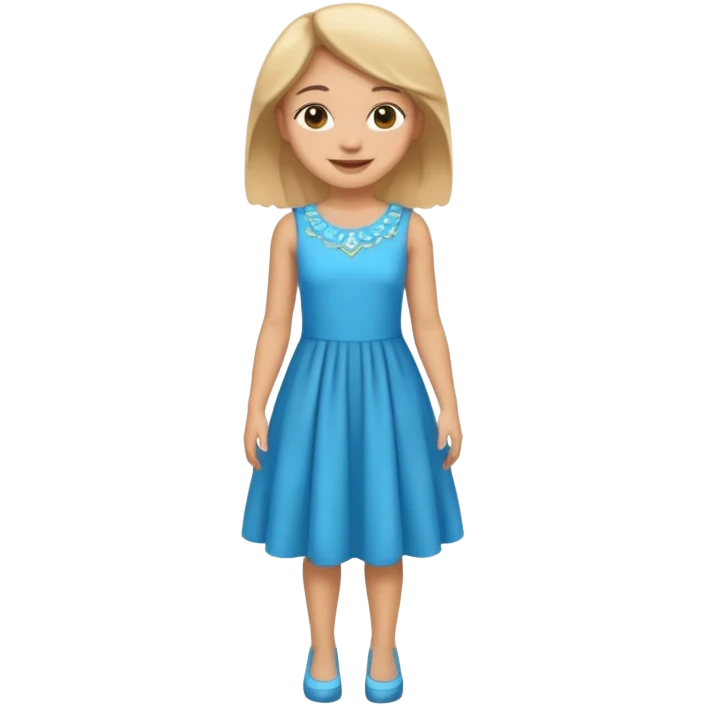 ligth girl full body emoji