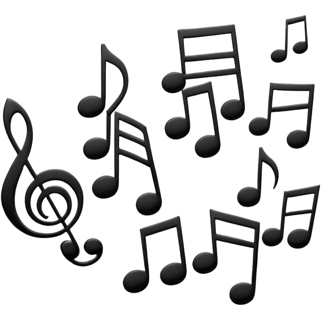 music notes emoji