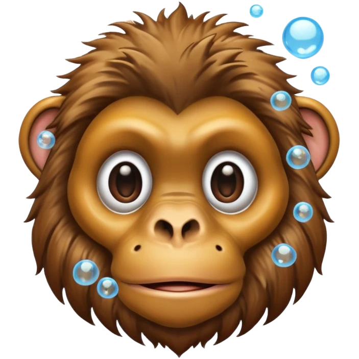 ape under water emoji