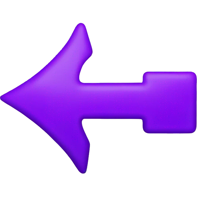 Purple Arrow Pointing Down emoji