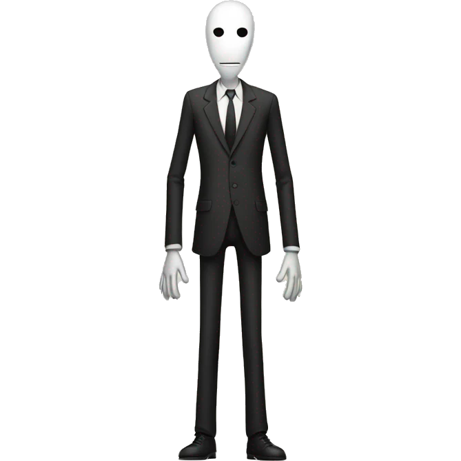 men with long arms like a slenderman  emoji