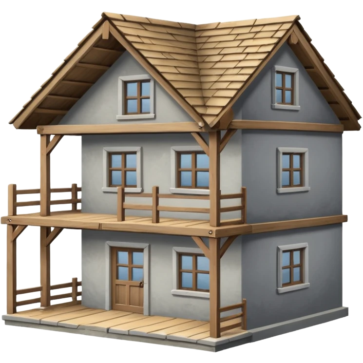 Half-built house emoji