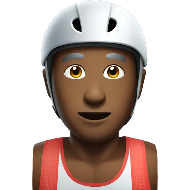 man at the start of a race emoji