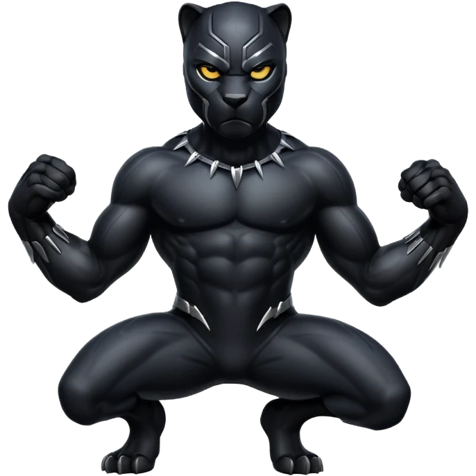 Panthère noire emoji