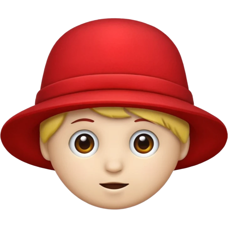 فقط کلاه به رنگ قرمز emoji