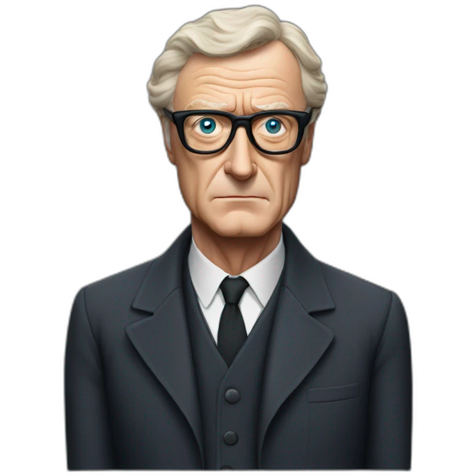 Michael Caine serious emoji