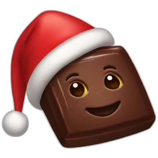 Christmas chocolate  emoji