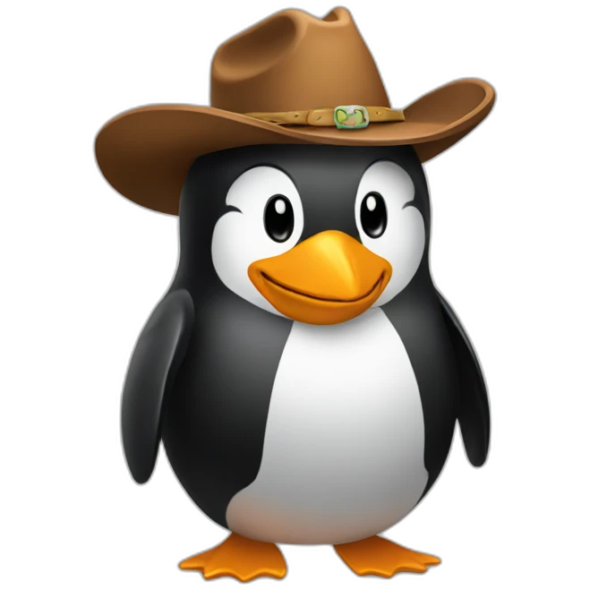 cowboy penguin emoji
