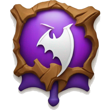 Instagram logo with a bat emoji