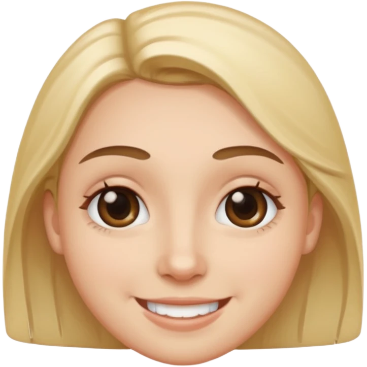 Emoji de ojeras con una sonrisa  emoji