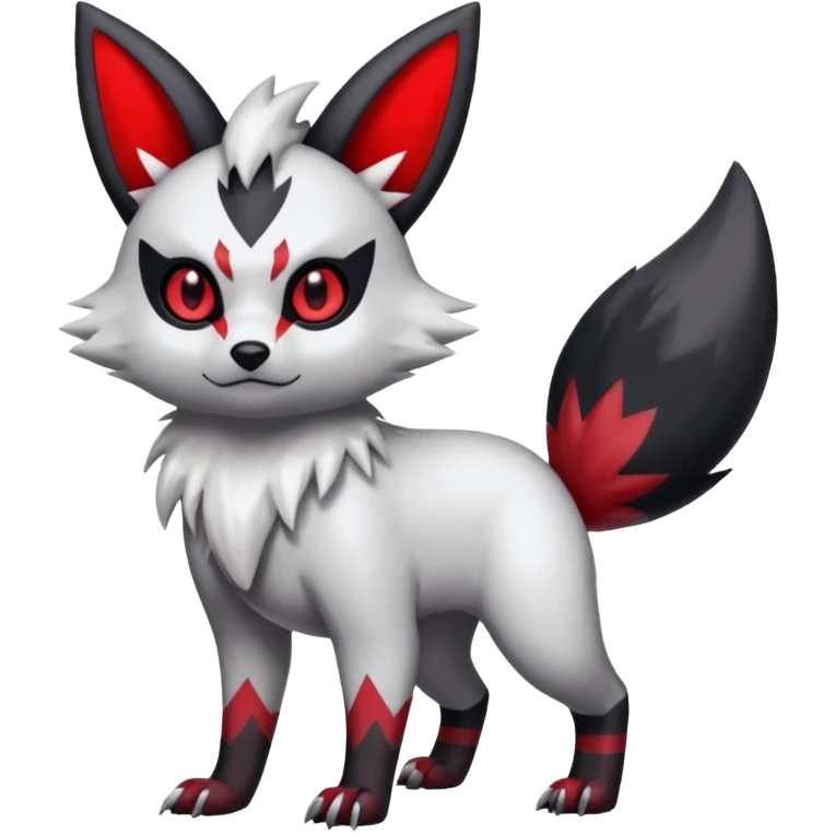 Zorua-Umbreon-Zangoose-fusion (full body) emoji