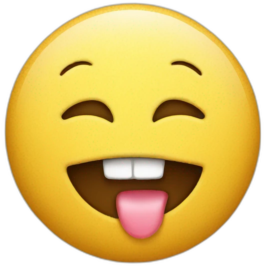 smiley with dust on mouth emoji