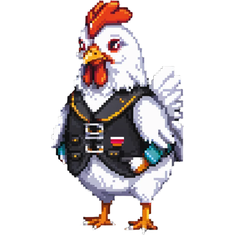 chicken jockey emoji