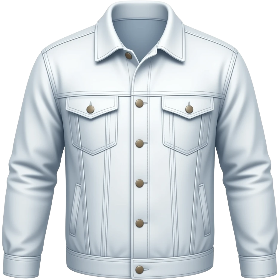 White denim jacket emoji