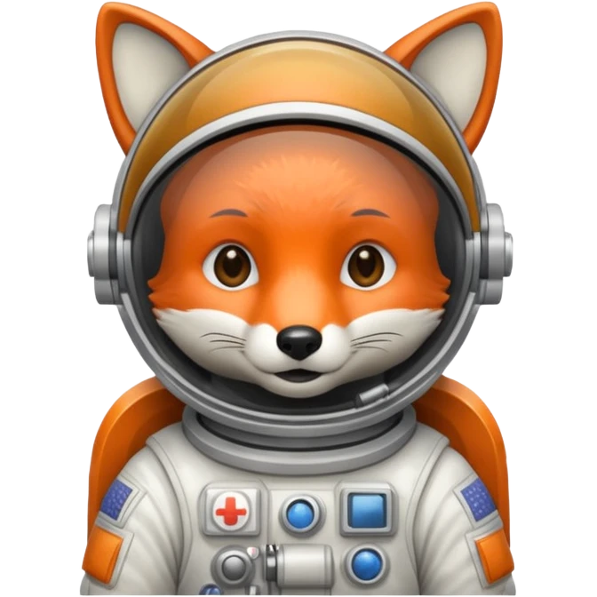 fox astronaut emoji