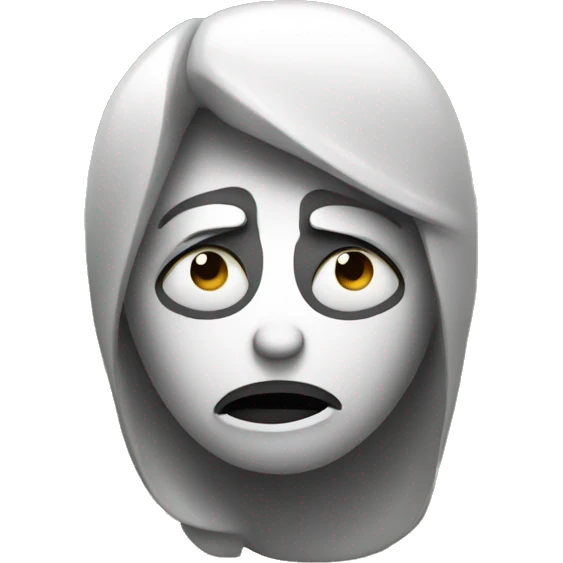 troubled person question mark emoji