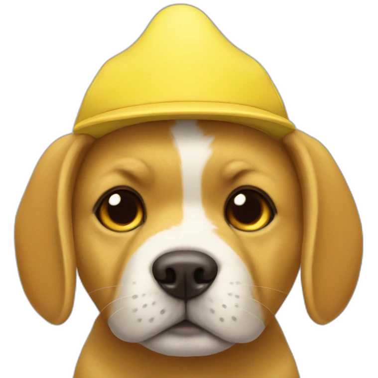 dog with a pikachu's hat  emoji