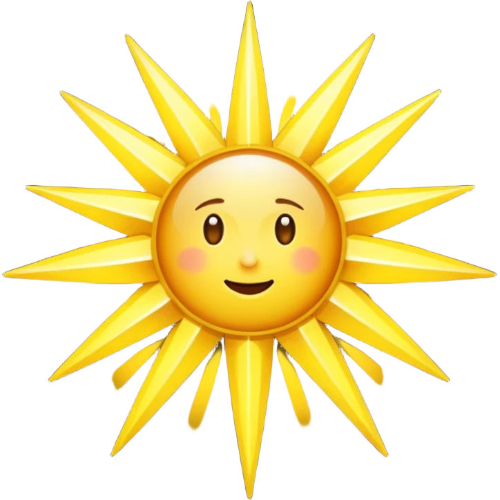 star with long rays emoji