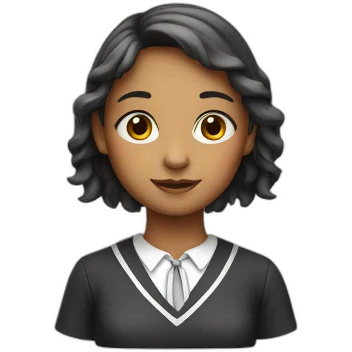 schoolgirl emoji