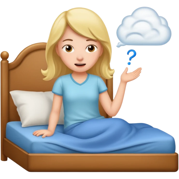 girl farting in bed emoji emoji