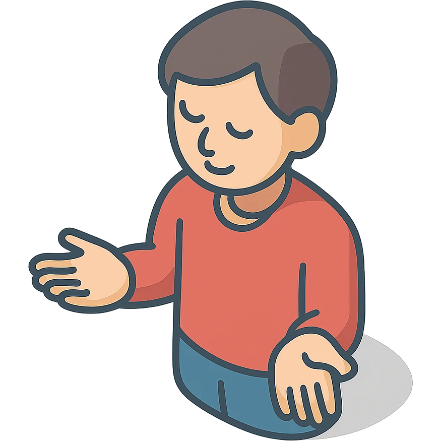 человек прощает emoji