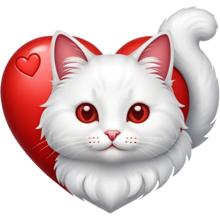 Cat in a heart emoji