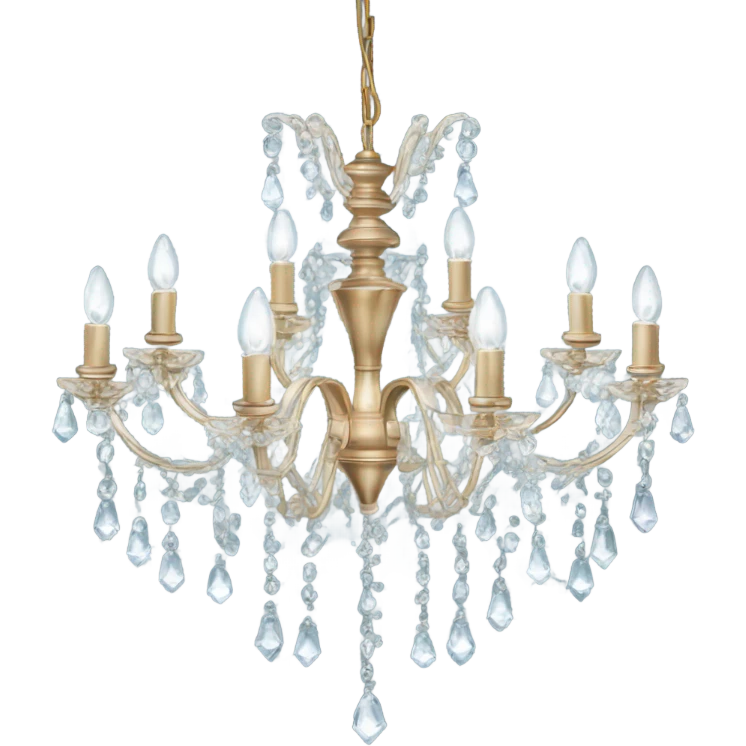Chandelier realistic  emoji