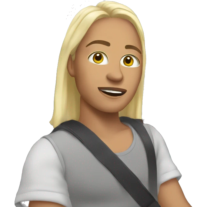 Me in my car  emoji