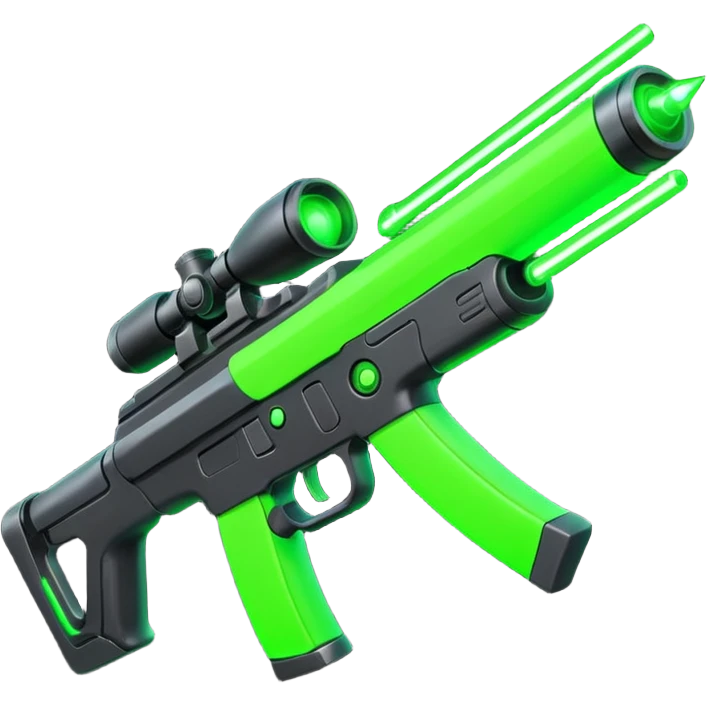  shooter game with this color 9654F4  and neon green emoji