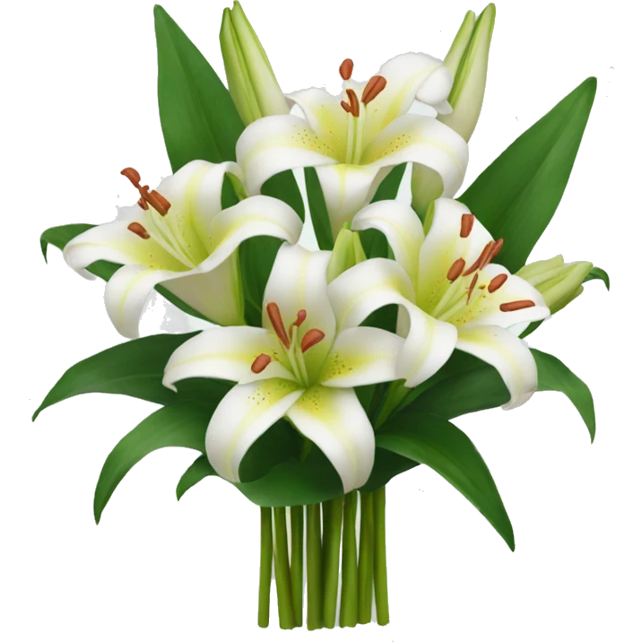 bouquet of lillies  emoji
