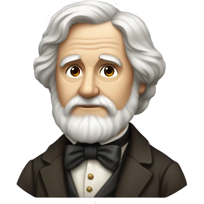 Ivan Turgenev russian author with a book emoji