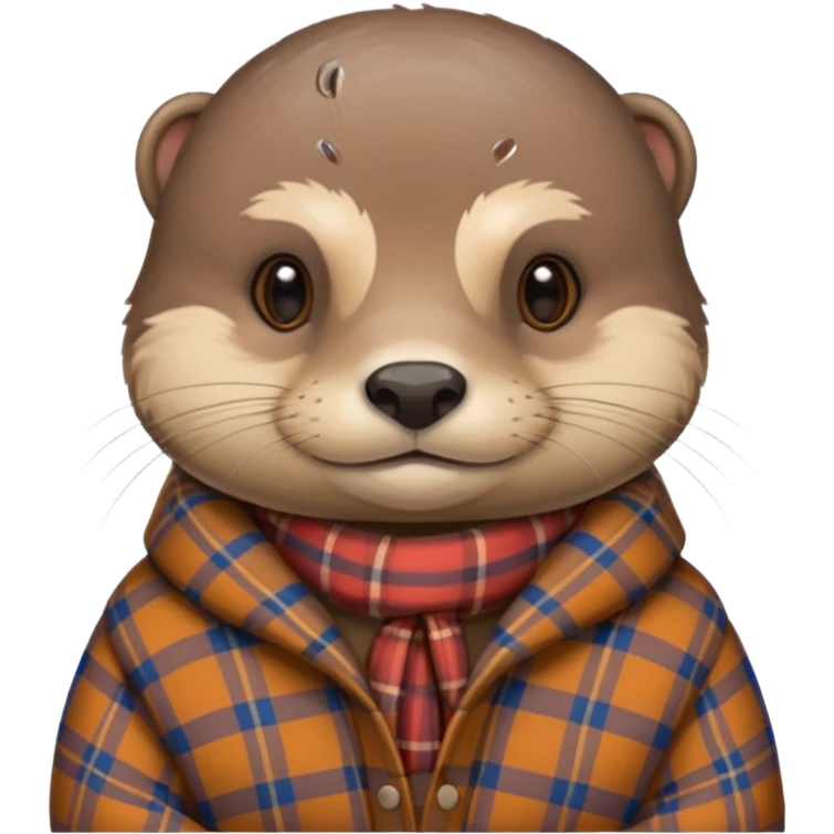 Loutre avec un plaid  emoji