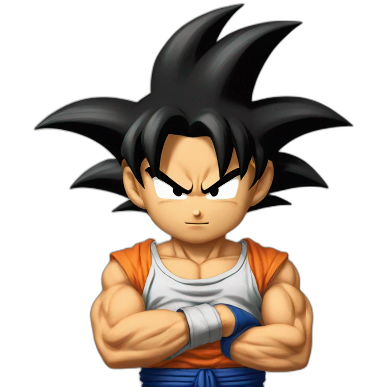 does goku clean nuts? emoji