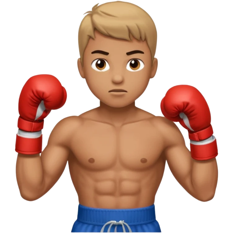 boy boxing emoji