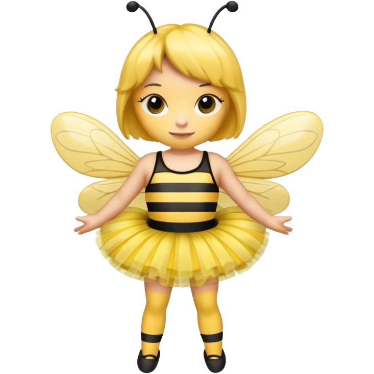 bumblebee wearing a tutu emoji