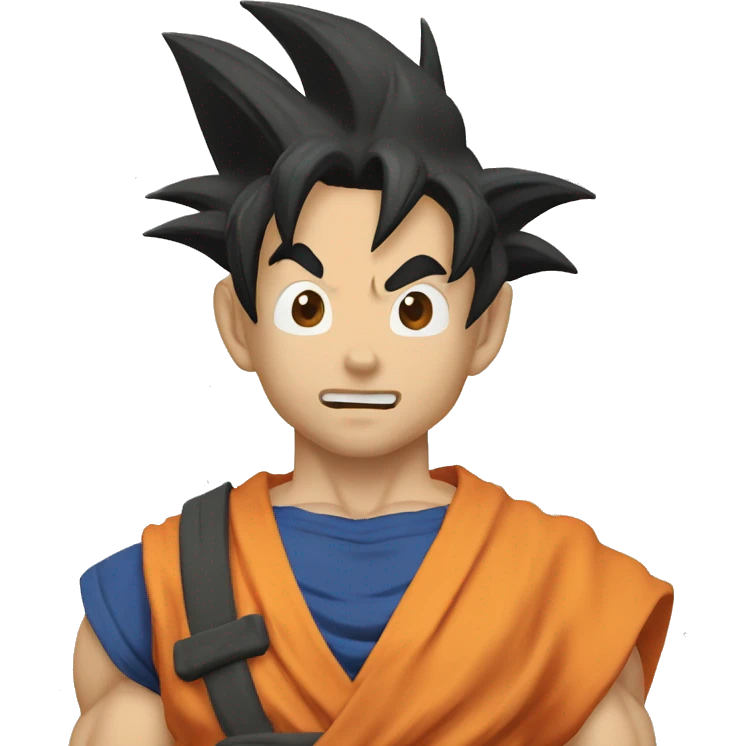 Goku qui mange végéta emoji