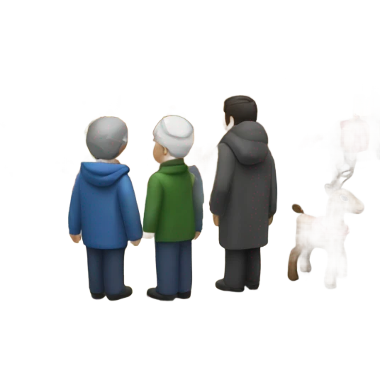 Christmas scene emoji