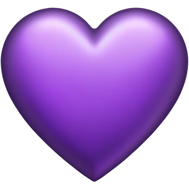 Purple heart  emoji