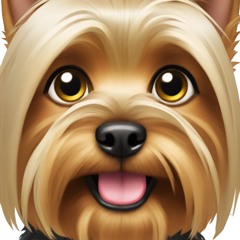 Very pretty Yorkshire terrier emoji