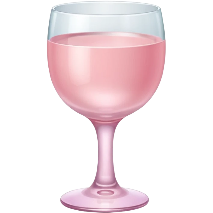 Pastel pink goblet  emoji