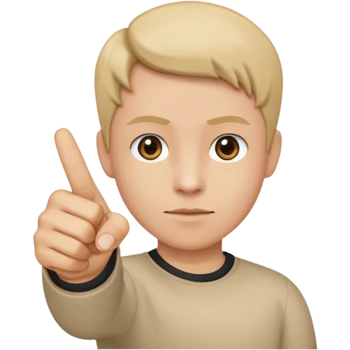 POINTING FINGER DIRECTLY TO CAMERA emoji