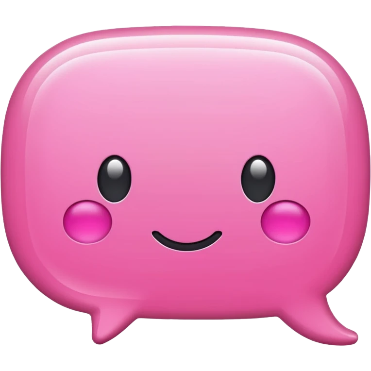 mix color pinks text message emoji