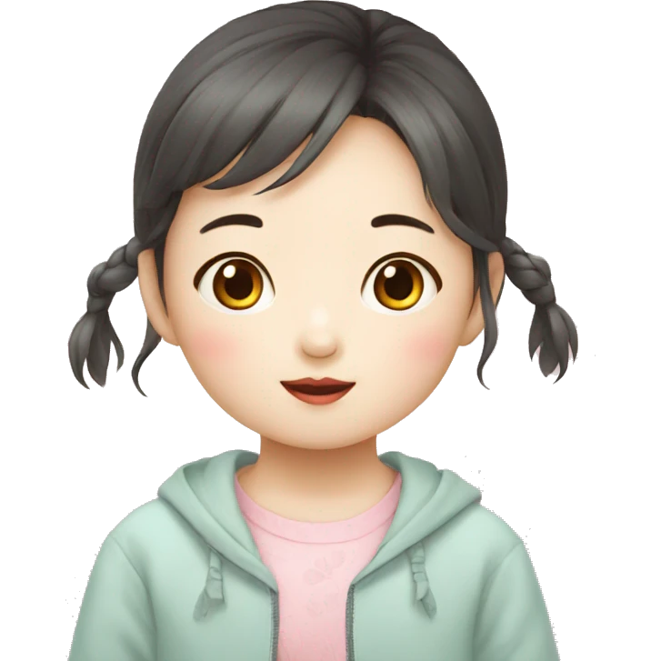 babie girl of Korean emoji