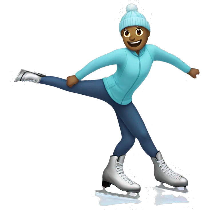 Ice skating emoji