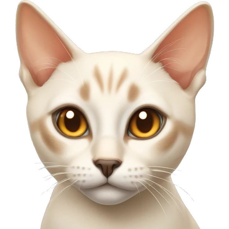 Flamepoint Siamese cat emoji