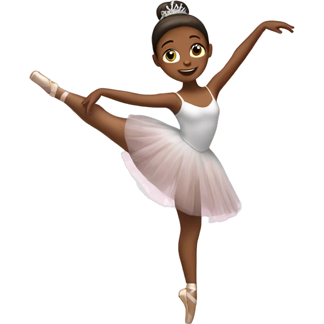 Ballerina dancing emoji
